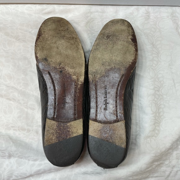 Ralph Lauren real crocodile flats - Picture 3 of 4